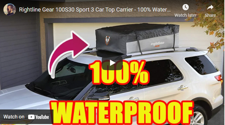 Rightline Gear 100S30 Sport 3 Car Top Carrier