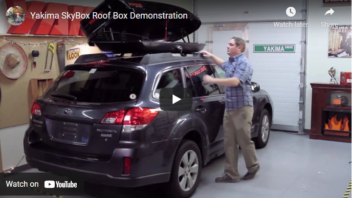 Yakima SkyBox Roof Box Video