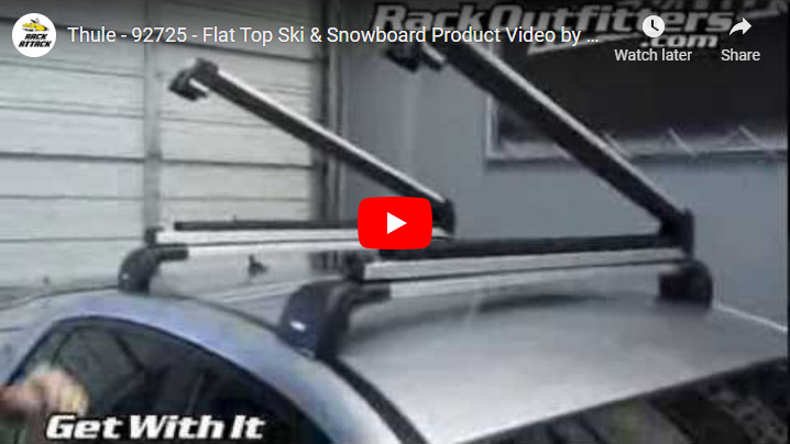 Thule Universal Flat Top 6 Ski Carrier #92725